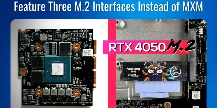 NVIDIA's RTX 4050 laptop GPU with M.2 interfaces boosts performance and flexibility, revolutionizing budget-friendly gaming and creativity.